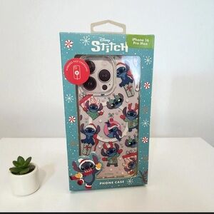 Disney Stitch iPhone 16 Pro Max Case - Blue and White
